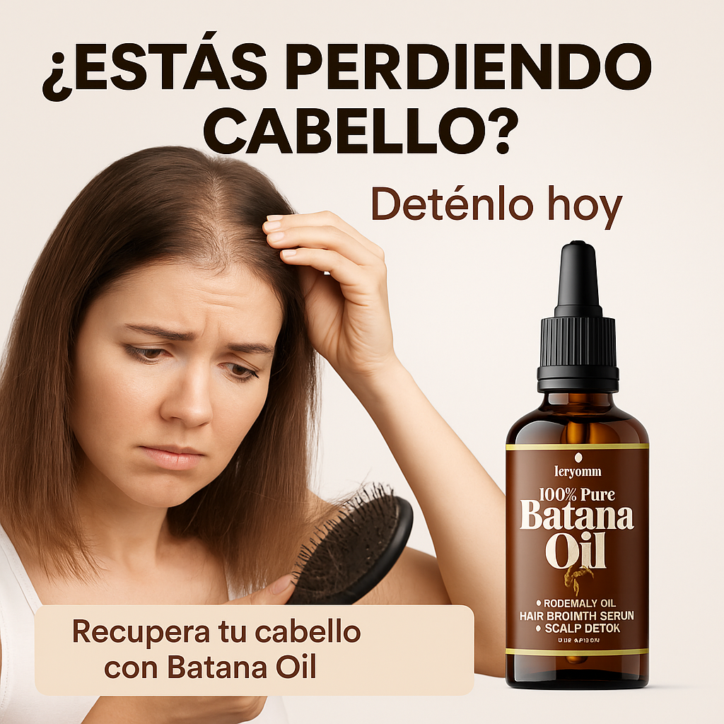 ACEITE DE BATANA 100% PURO - FORTALECIMIENTO Y CRECIMIENTO CAPILAR